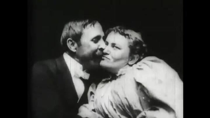 El beso (1896) de William Heise con May Irwin y John Rice
