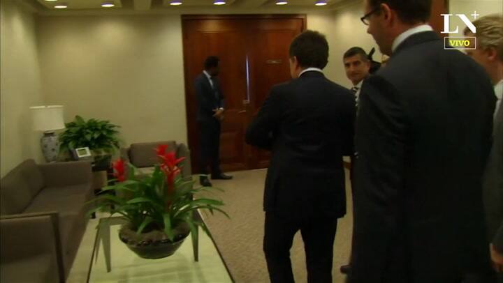 Así fue el encuentro entre Nicolás Dujovne y Christine Lagarde