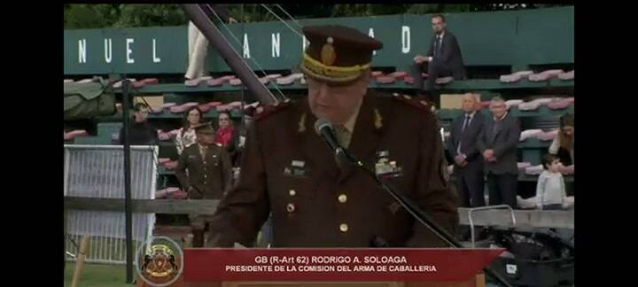 El mensaje del general retirado Soloaga que originó la sanción del Ministerio de Defensa