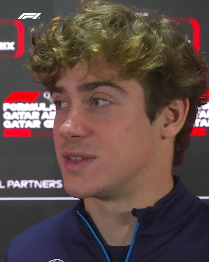 Franco Colapinto en la previa al Gran Premio de Qatar