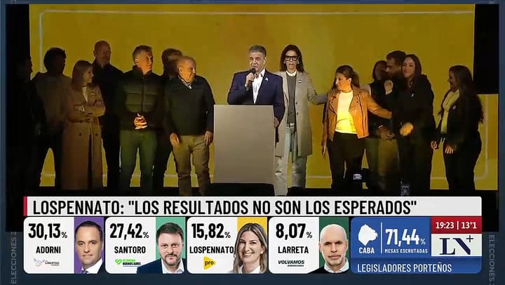 La palabra de Jorge Macri tras los primeros resultados