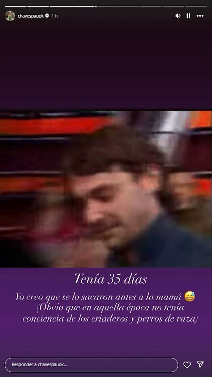 Moro cumplió 15 años en agosto de 2025 y su familia lo celebró a lo grande