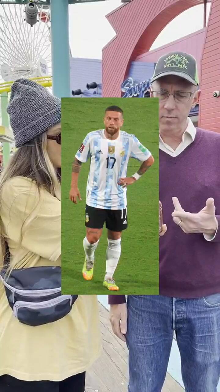 La tiktoker consiguió casi seis millones de reproducciones por su icónica encuesta sobre Papu Gómez