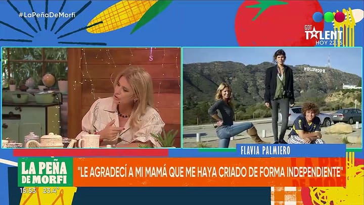 Flavia Palmiero reveló de qué trabajan sus hijos en Europa