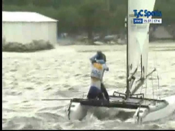 Santiago Lange y Cecilia Carranza, campeones olímpicos en yachting