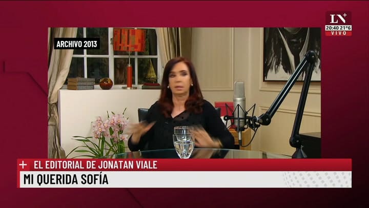 Mi querida Sofia; el editorial de Jonatan Viale