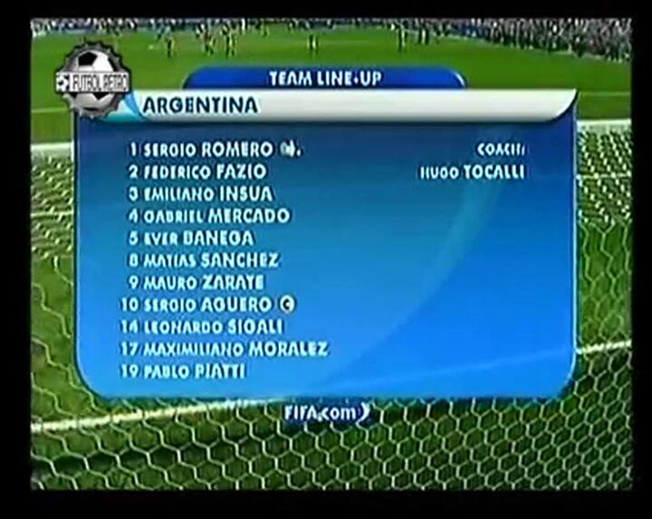 Los goles de la final del último título mundial Sub 20, en 2007 - Fuente: Youtube