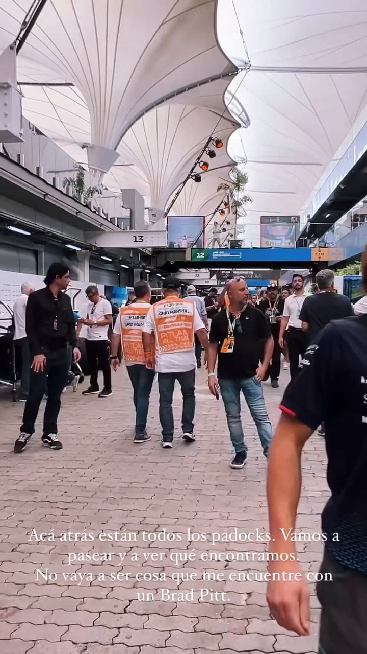 Tefi Russo mostró la intimidad del Gran Premio de la Fórmula 1