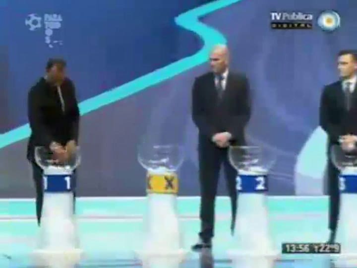 Así fue el sorteo Mundial Brasil 2014 (Canal 7)