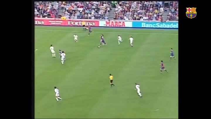 El primer gol de Messi en Barcelona - Fuente: FC Barcelona