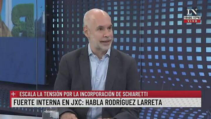 Horacio Rodríguez Larreta: 'Jamás critico a alguien de JxC'