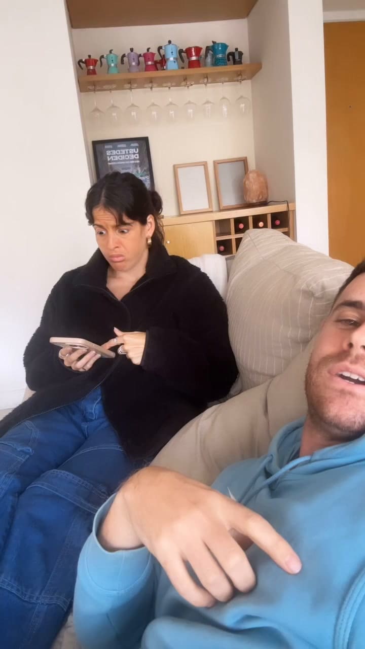 Cande Molfese y Gastón Soffritti en tiempos felices