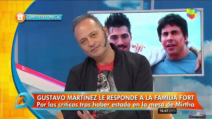 Gustavo Martínez salió al cruce de la familia de Ricardo Fort