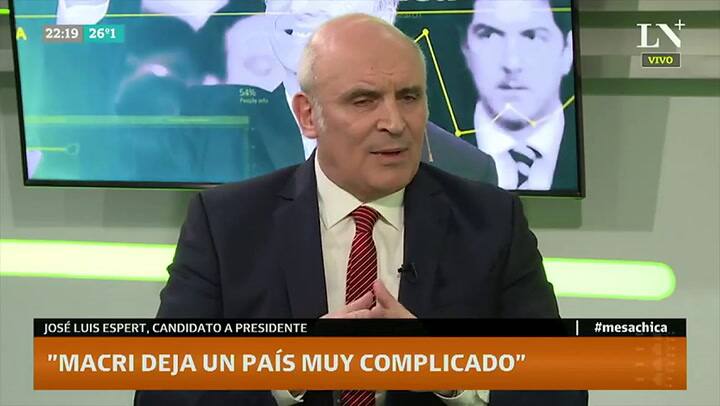 José Luis Espert: 'Lavagna no tiene ideas para sacar adelante a la Argentina'