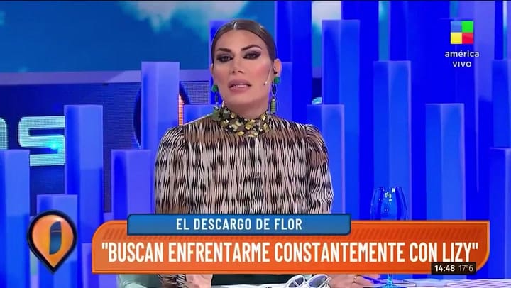 El descargo de Flor de la V sobre su supuesto enfrentamiento con Lizy Tagliani