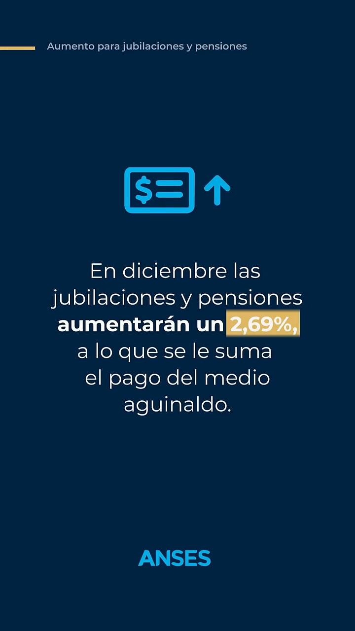 Aumento Para Las Jubilaciones Y Pensiones En El Mes De Diciembre
