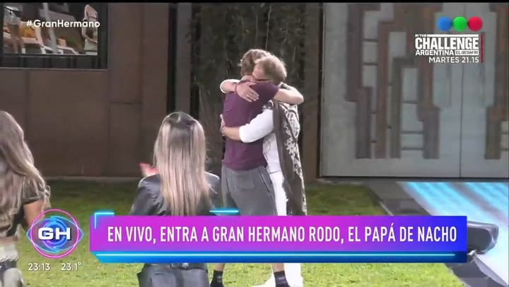 Nacho Castañares recibió a su papá en la casa