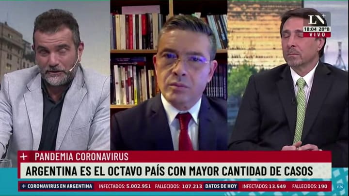 La furia de Eduardo Feinmann contra Tomás Ariel Méndez