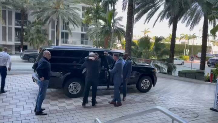 La llegada de Milei a Miami