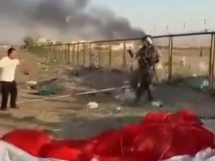 Gif piloto caído en Kuwait