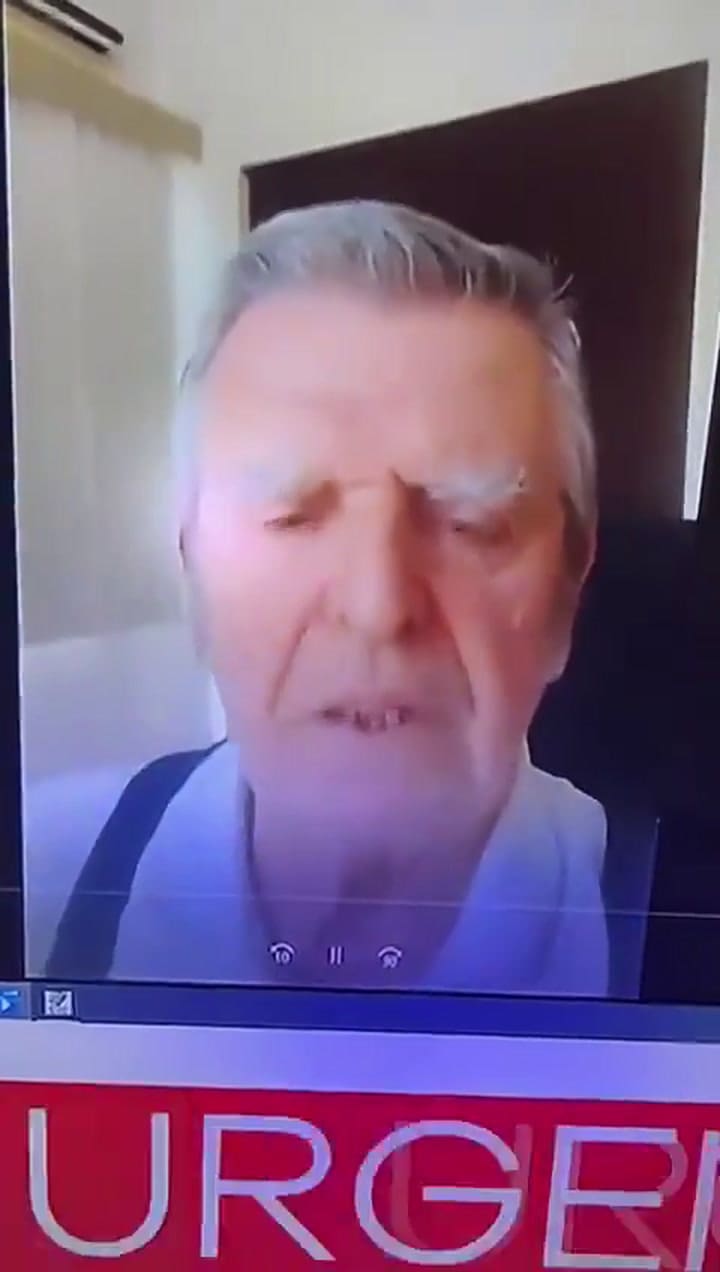 El video en el que Firmenich convocó a la marcha desde España.