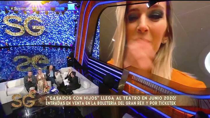 Luisana Lopilato se comunicó desde Vancouver - Gentileza: Telefé