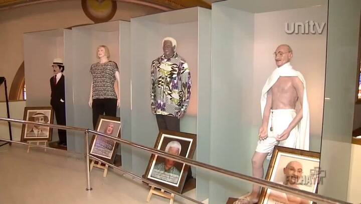 Museo de cera de Brasil que causa gracia por lo bizarro de sus figuras. - Fuente: Unitv