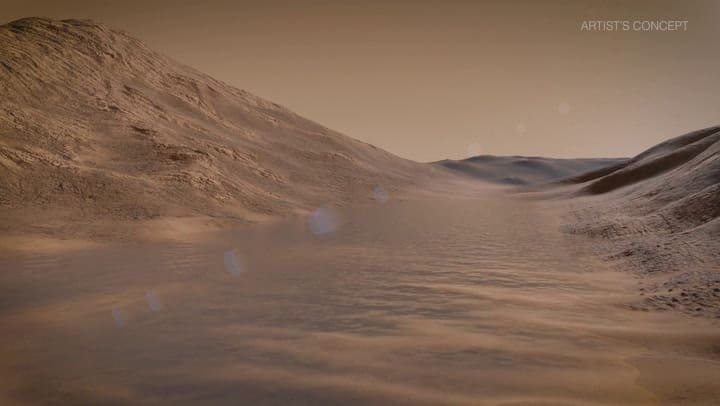 Perseverance descubrió la formación rocosa en el lecho de un antiguo río, en el cráter Jezero