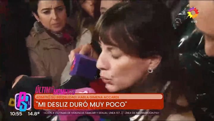 Gimena Accardi sobre infidelidad