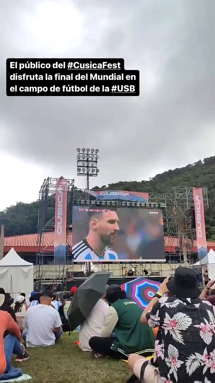 La locura que se vivió en Venezuela con el triunfo de la selección argentina