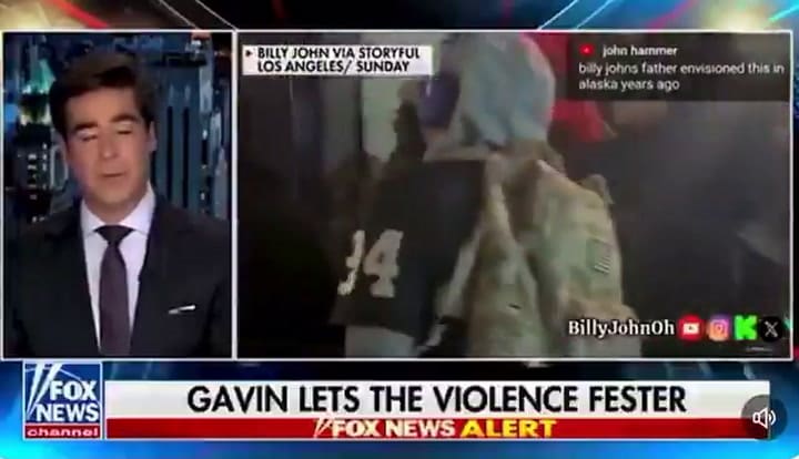 La acusación de Jesse Watters a Gavin Newsom