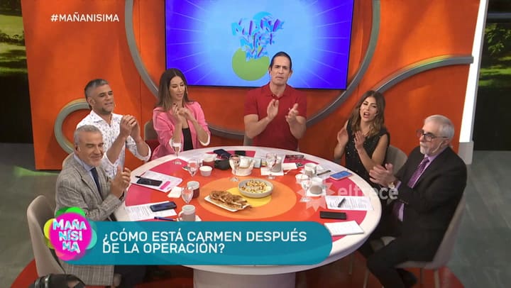 Apareció Carmen Barbieri tras la cirugía de mamas