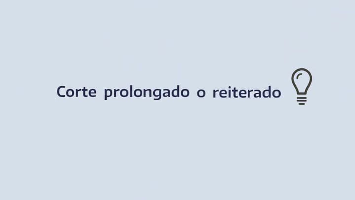 Guía para reclamo por cortes de luz
