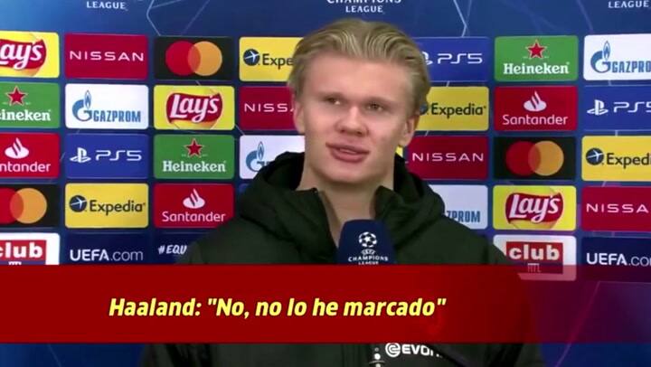 La pregunta que incomodó a Erling Haaland, el goleador sensación del fútbol europeo