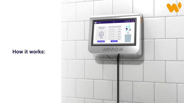 Winnow Sense, el sistema de IA que analiza el desperdicio de comida