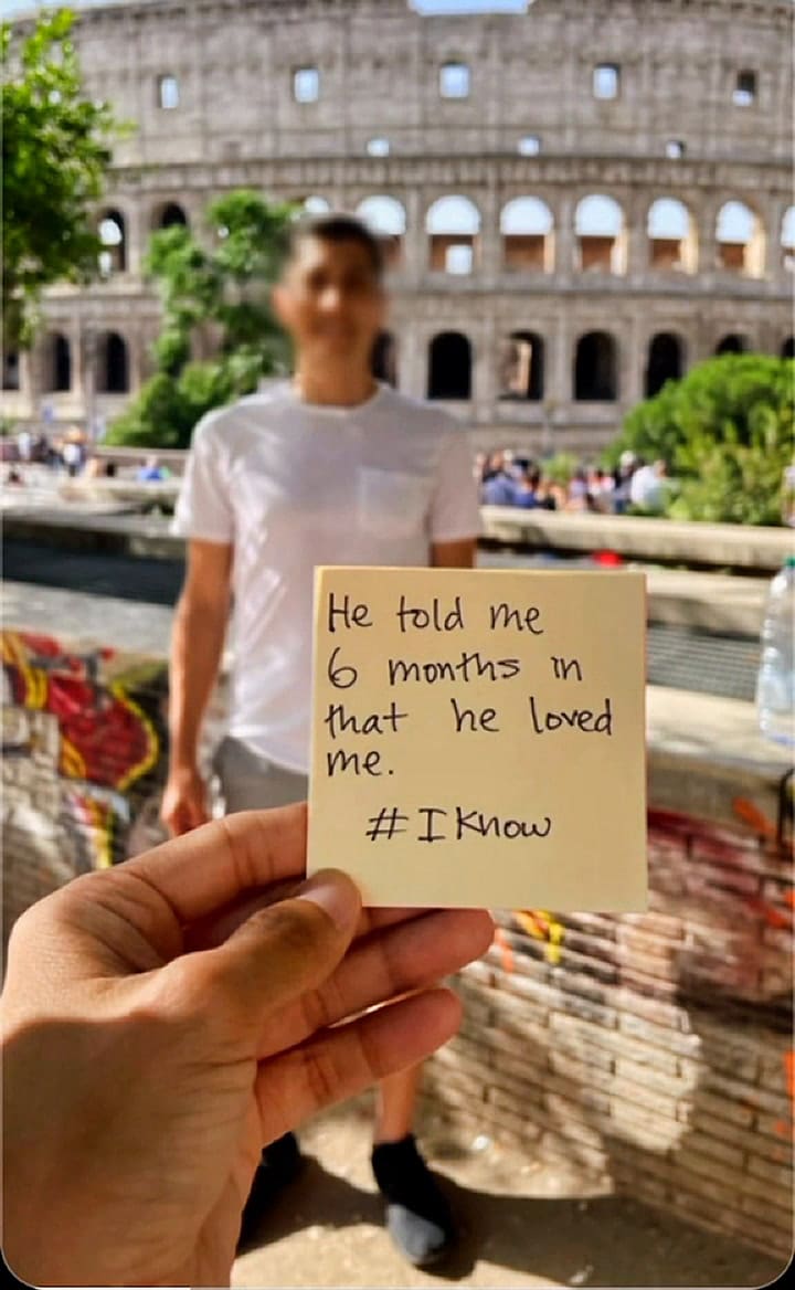 Una mujer evidenció la infidelidad de su novio en un viaje a Europa