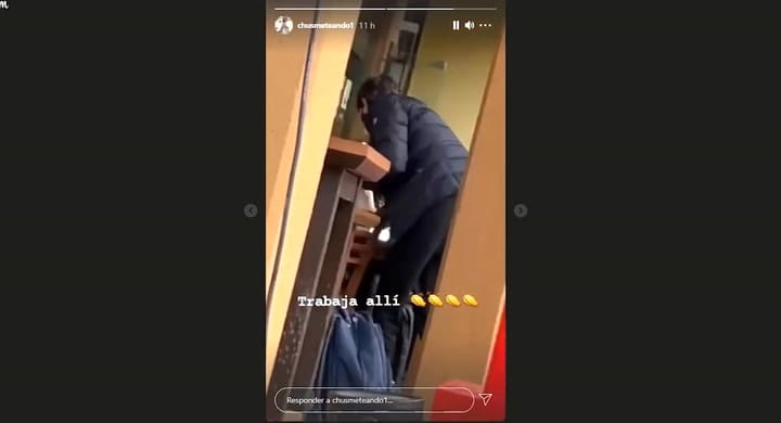 Dante Ortega sorprendió con su nuevo trabajo: mozo del Jardín Japonés (Fuente: Instagram)