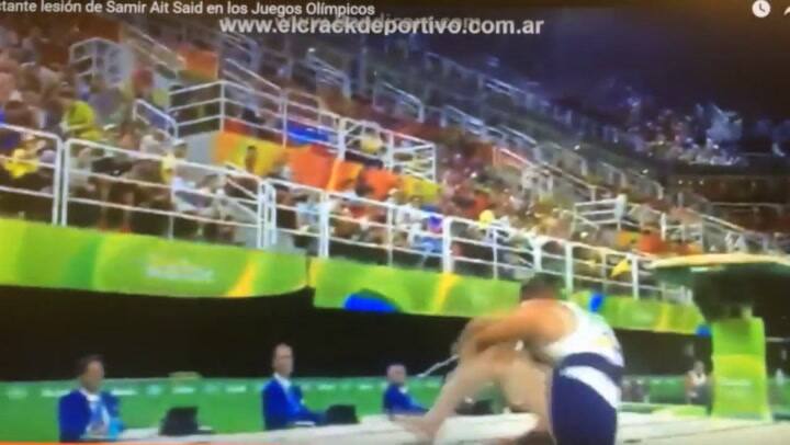 La impactante fractura de Samir Ait Said