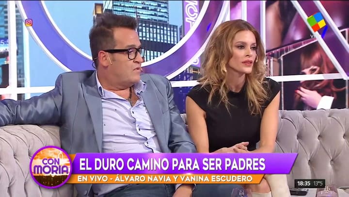 Álvaro Navia y Vanina Escudero contaron cómo fue el duro camino para convertirse en padres