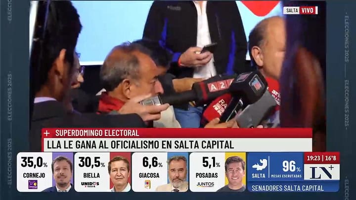 Cerro el escrutinio en Salta