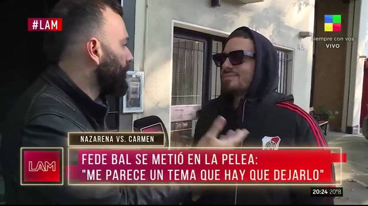 Fede Bal respondió a los dichos de Chyno Agostini