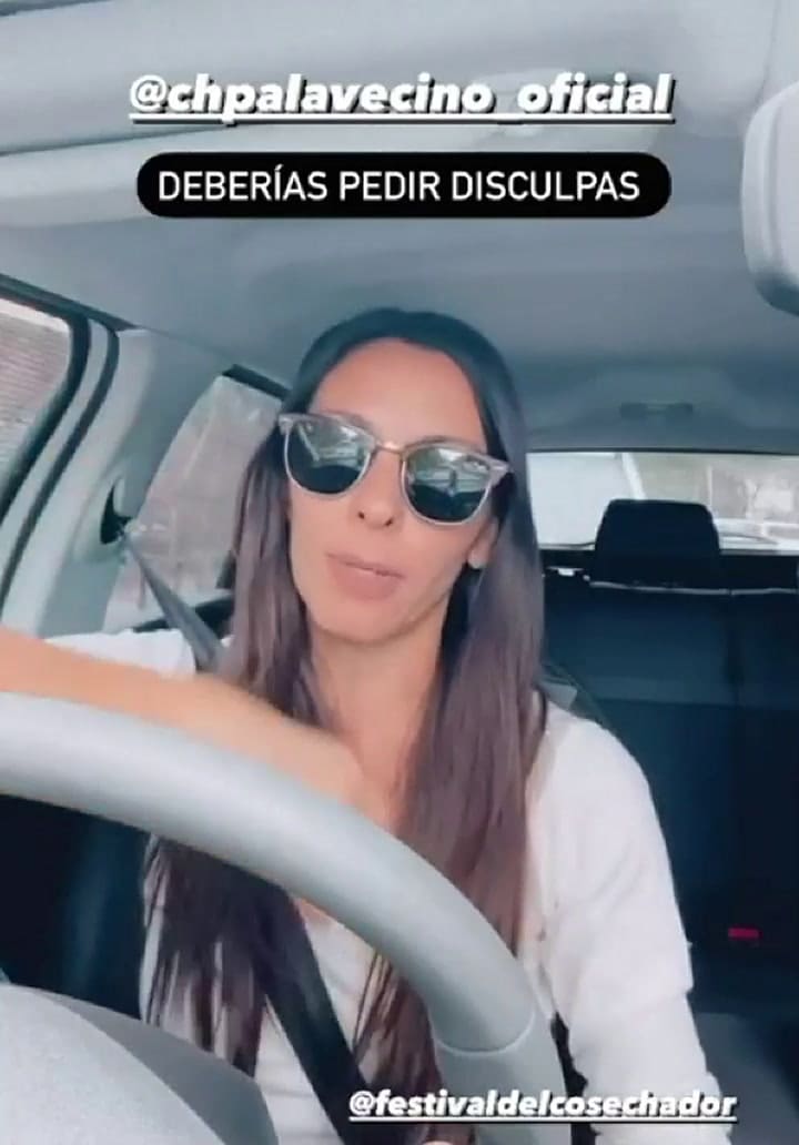 Una periodista apuntó contra el Chaqueño Palavecino