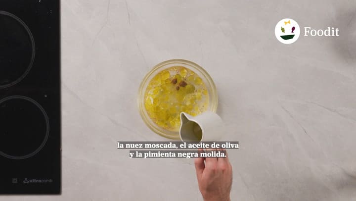 Fainá con vegetales de estación