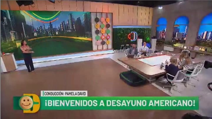 Pamela David bromeó sobre la abrupta partida de Fabián Doman de su programa