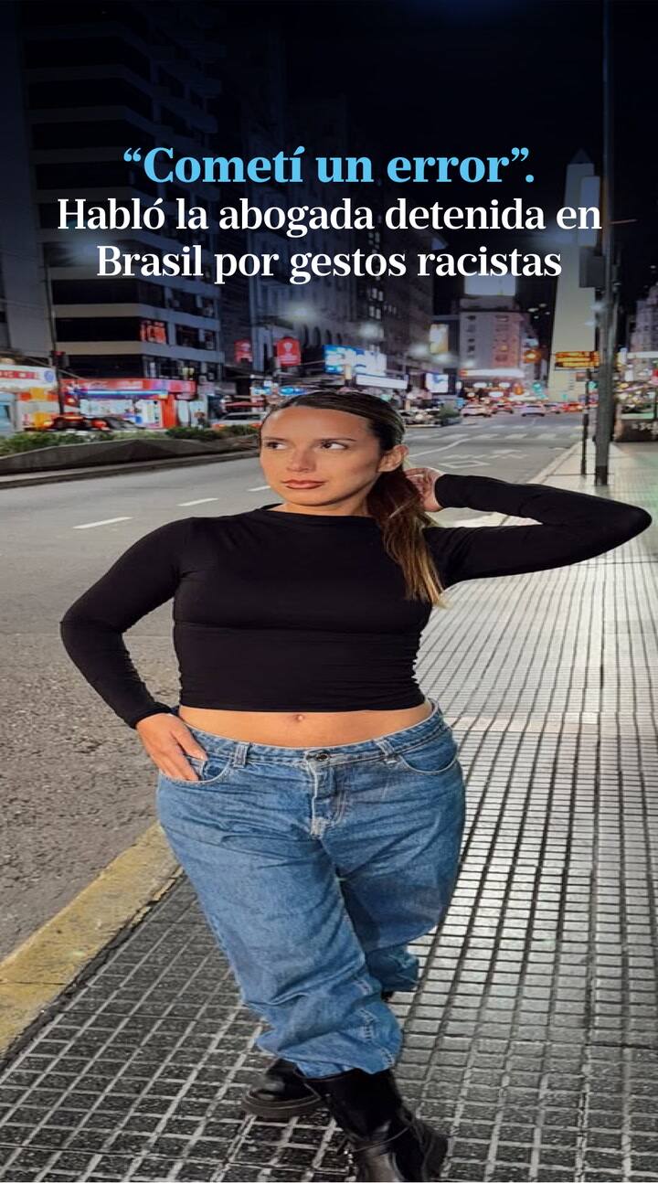 "Cometí un error grave": Agostina Páez, a días de ser juzgada en Brasil por gestos racistas
