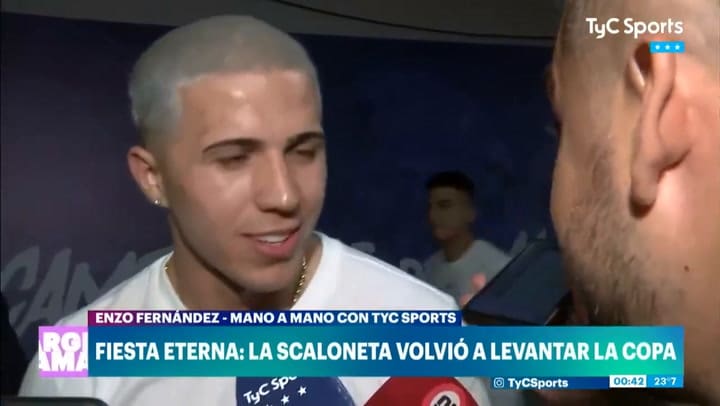Enzo Fernández habló de los dos jugadores panameños