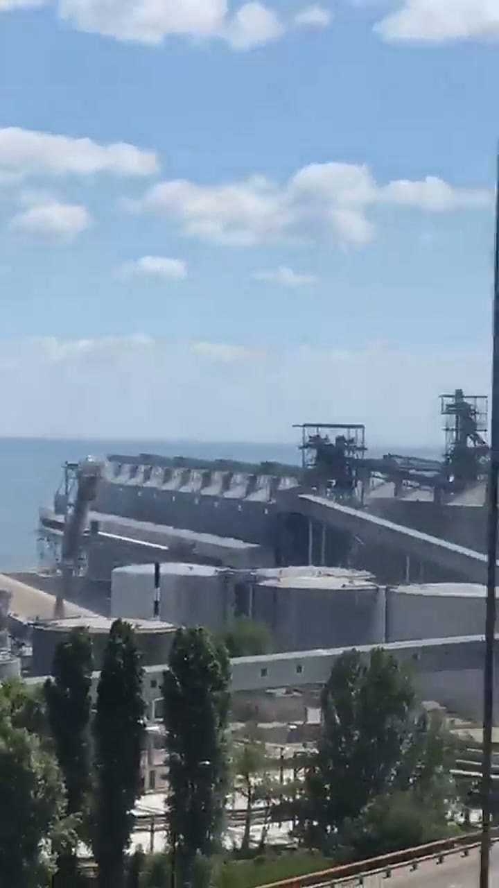 Ataque de Rusia sobre el puerto de Odesa