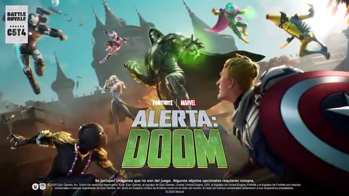 Tráiler Oficial Del Capítulo 5 - Temporada 4 De Battle Royale De Fortnite, Alerta- Doom (1)