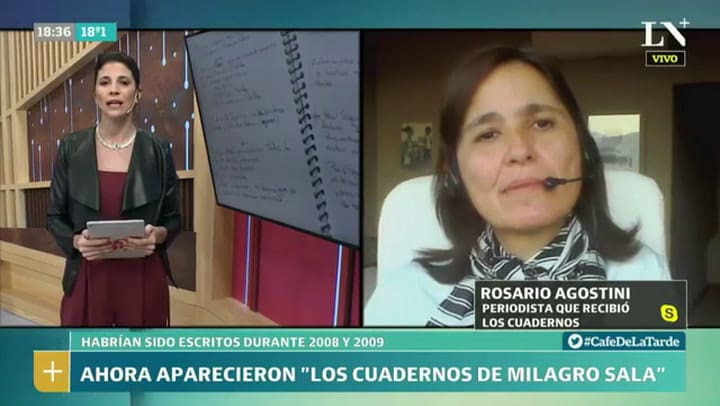 Aparecieron los 'cuadernos de Milagro Sala'