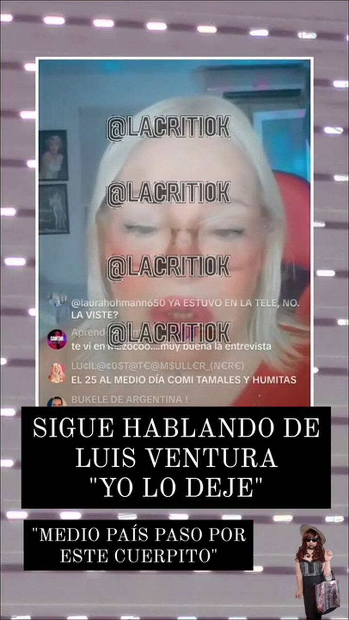 Silvia Süller habló sobre su vínculo con Luis Ventura